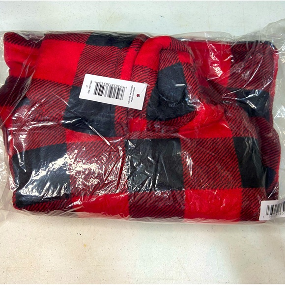 WONDER NATION Unisex Faux Sherpa Snugget Hoodie In Brilliant Red Size 2T - Picture 7 of 8